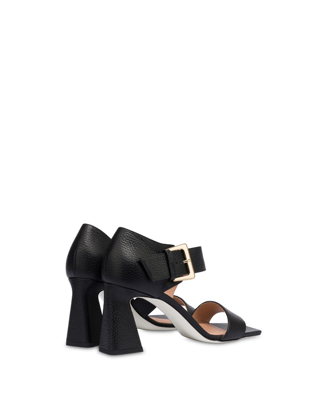 Pollini Sandali In Vitello Con Fibbia Ethos Nero Hotsell