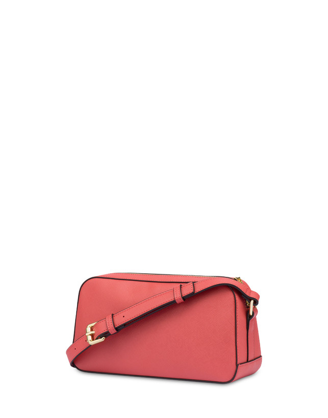Pollini Borsa A Tracolla Con Maxi Lettering Safari Arancio Offerte