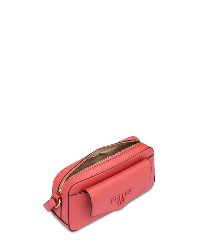 Pollini Borsa A Tracolla Con Maxi Lettering Safari Arancio Offerte