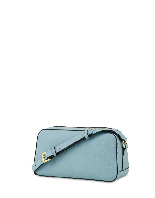 Pollini Borsa A Tracolla Con Maxi Lettering Safari Sky Hotsell