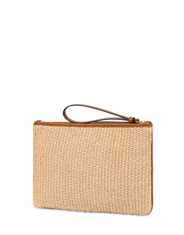 Pollini Pochette In Paglia Essence Sabbia Vendita Calda