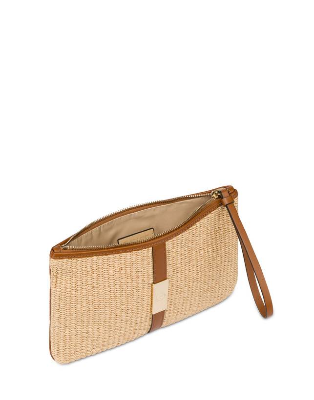 Pollini Pochette In Paglia Essence Sabbia Vendita Calda