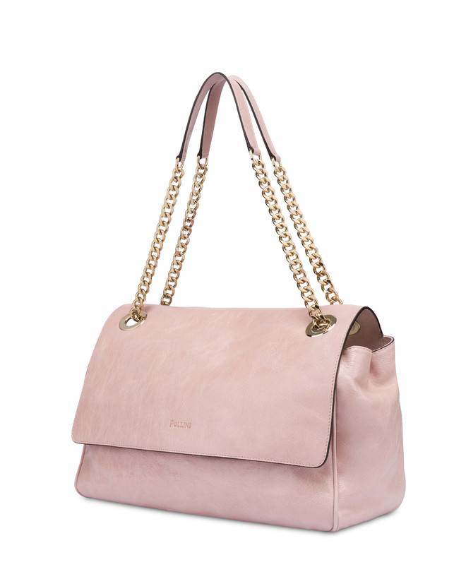 Pollini Borsa A Spalla Medium Softness Cipria I Più Venduti