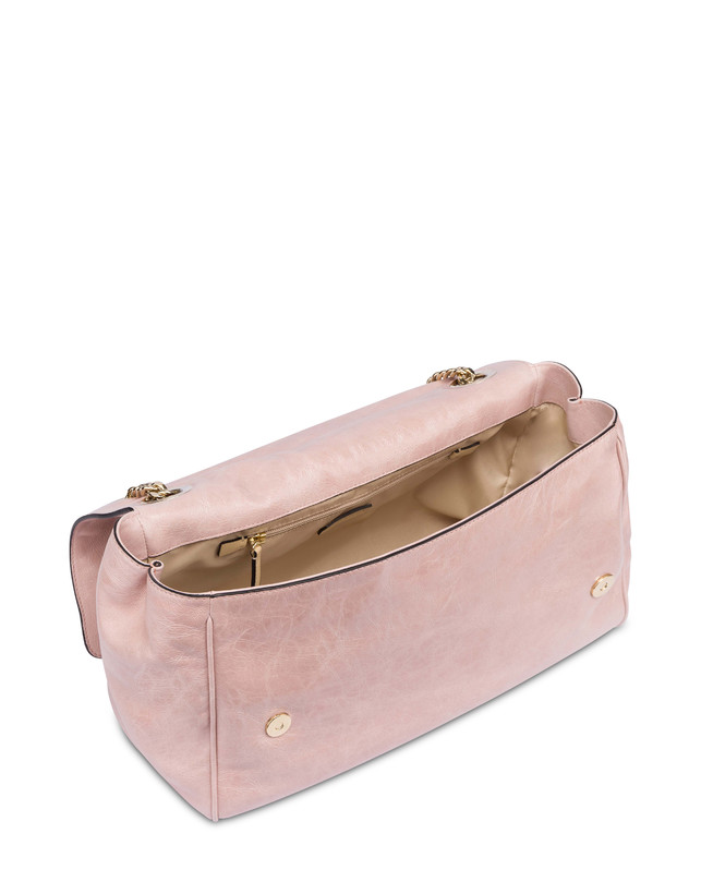 Pollini Borsa A Spalla Medium Softness Cipria I Più Venduti