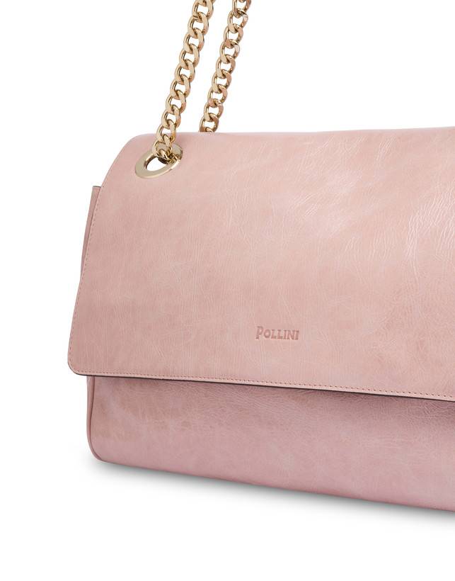 Pollini Borsa A Spalla Medium Softness Cipria I Più Venduti