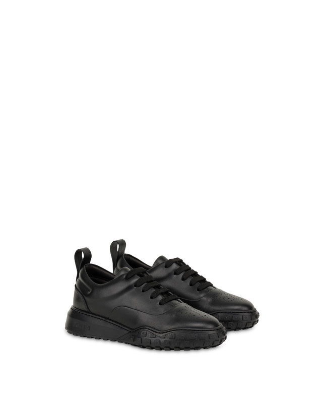 Pollini Sneakers In Vitello Runabout In Saldo