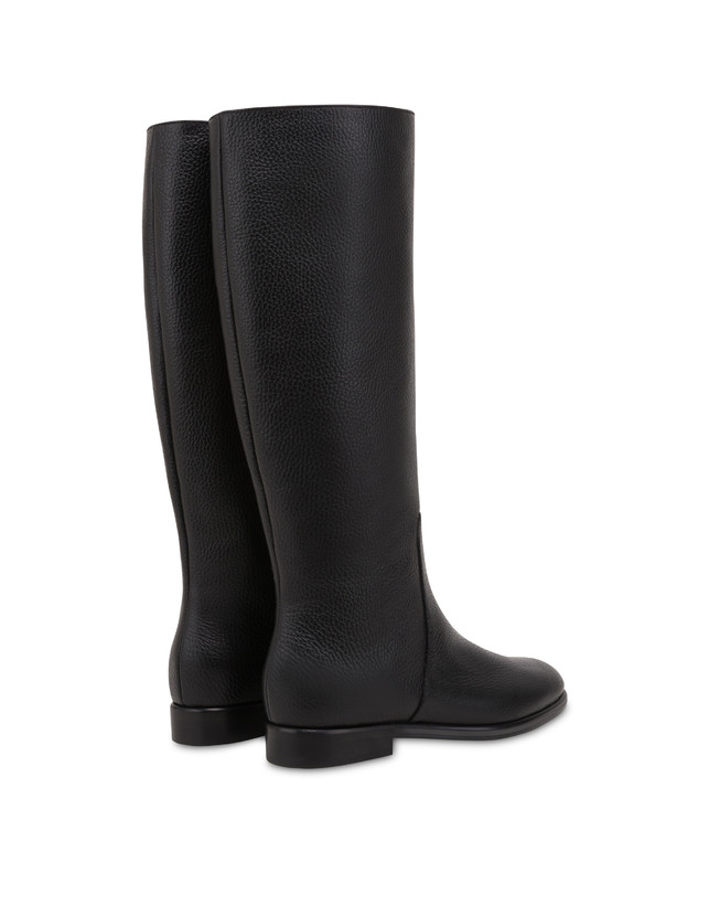Pollini Stivale Flat In Vitello Core 2025