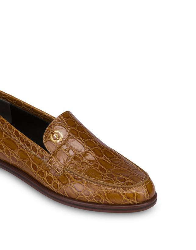 Pollini Mocassini In Vitello Stampa Cocco Oxford Novità