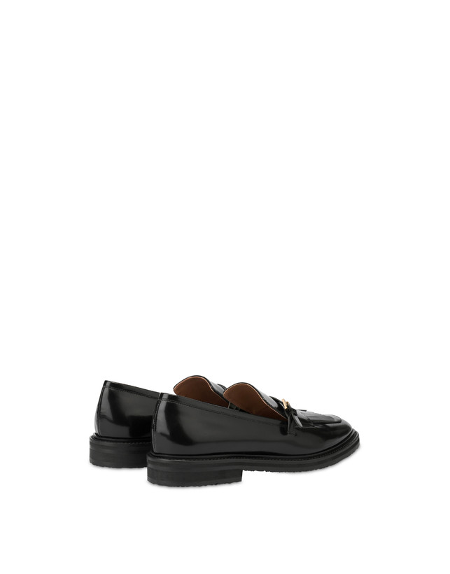 Pollini Mocassini In Vitello Abrasivato Camber Sand Nero Sconto