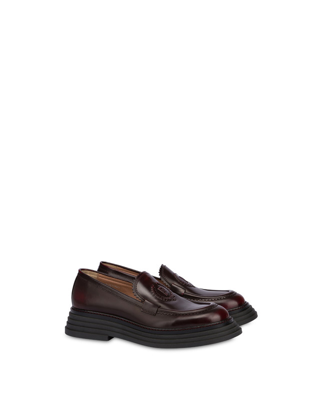 Pollini Mocassini In Vitello Abrasivato Stairway Mosto Saldi