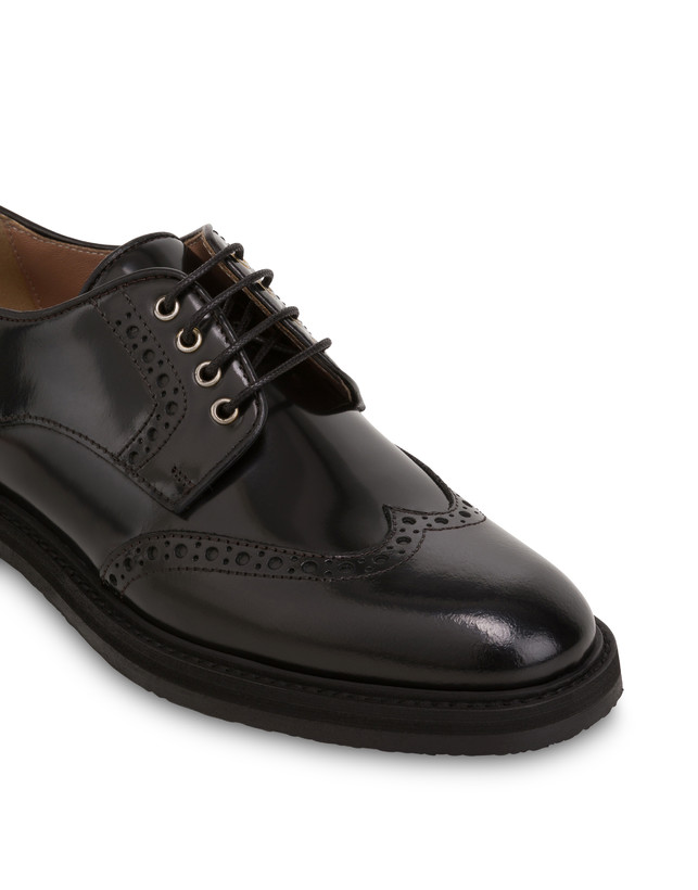 Pollini Derby In Vitello Abrasivato Mannish Nero I Più Venduti