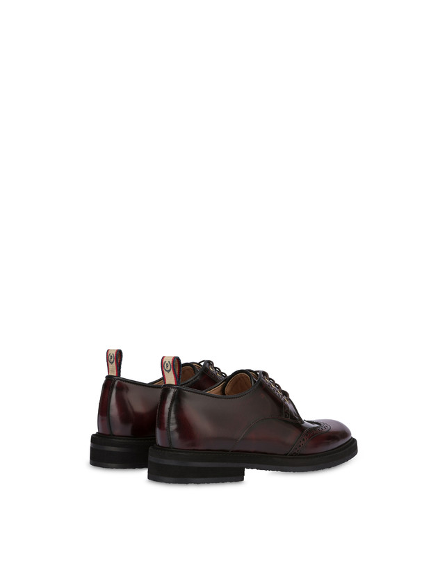 Pollini Derby In Vitello Abrasivato Mannish Mosto Vendite Flash