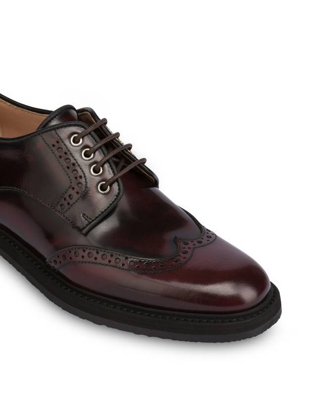 Pollini Derby In Vitello Abrasivato Mannish Mosto Vendite Flash