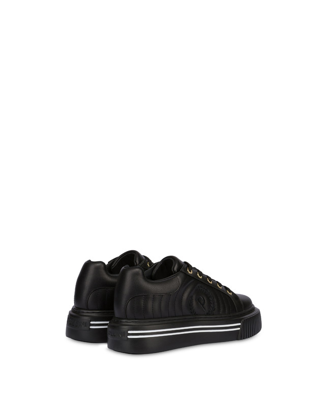 Pollini Sneakers In Vitello Doona Nero 2025
