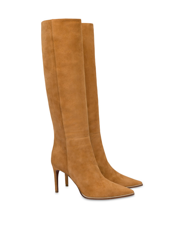 Pollini Stivale In Crosta Attitude Caramello Promozione