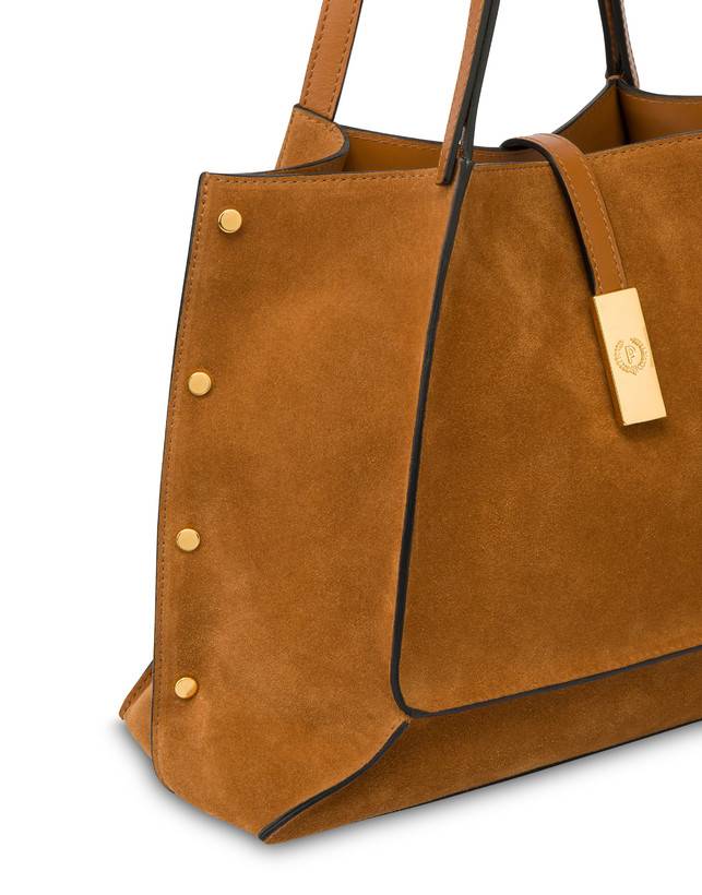Pollini Shopper In Crosta Austin Small Qualità Garantita