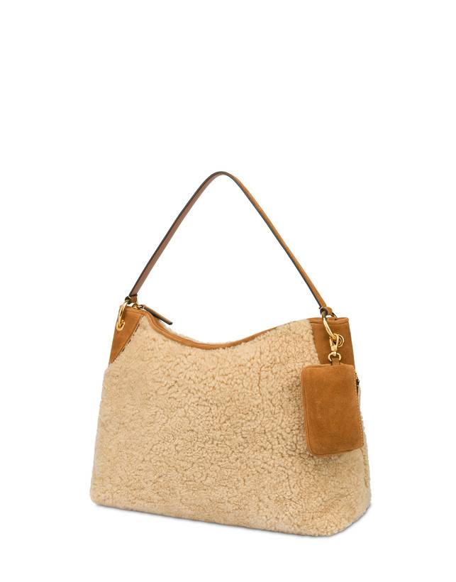 Pollini Hobo Bag In Montone E Crosta Anjia Acquista Ora