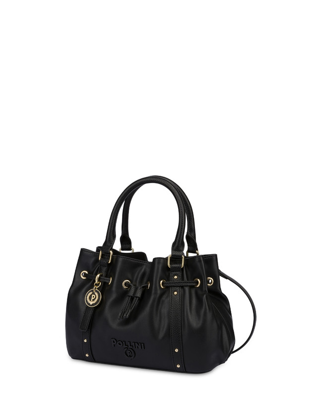 Pollini Piccola Borsa In Nappa Serena Nero/nero Presa