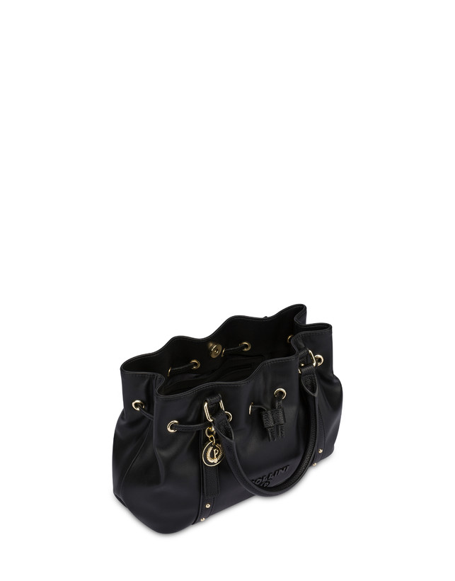 Pollini Piccola Borsa In Nappa Serena Nero/nero Presa