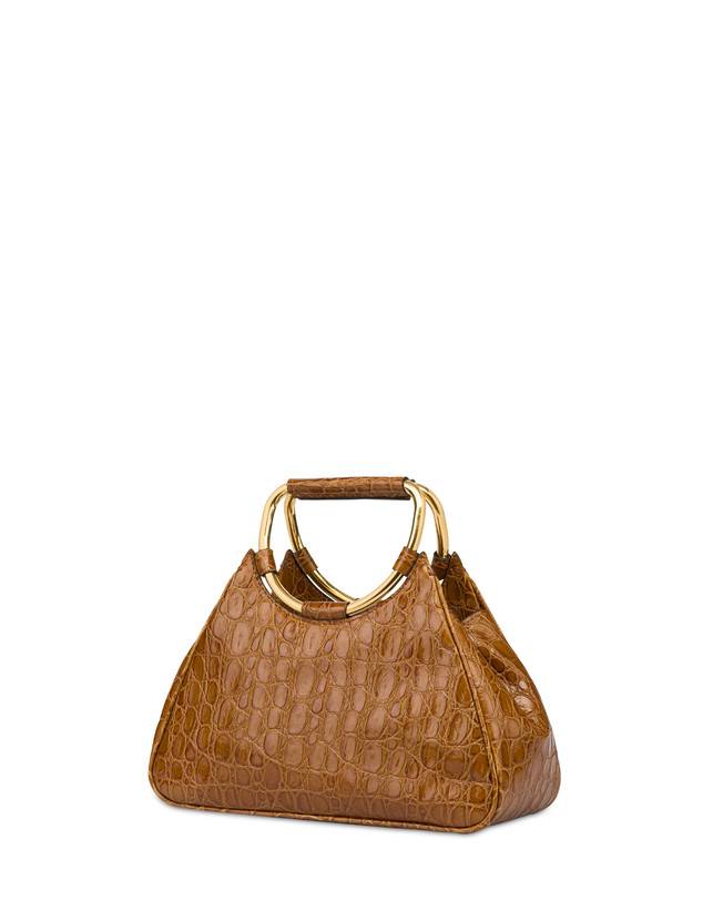 Pollini Clutch In Vitello Stampa Cocco Armour Offerte