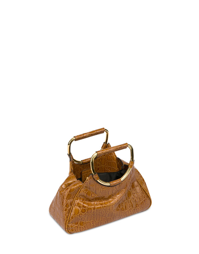 Pollini Clutch In Vitello Stampa Cocco Armour Offerte