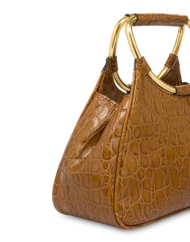 Pollini Clutch In Vitello Stampa Cocco Armour Offerte