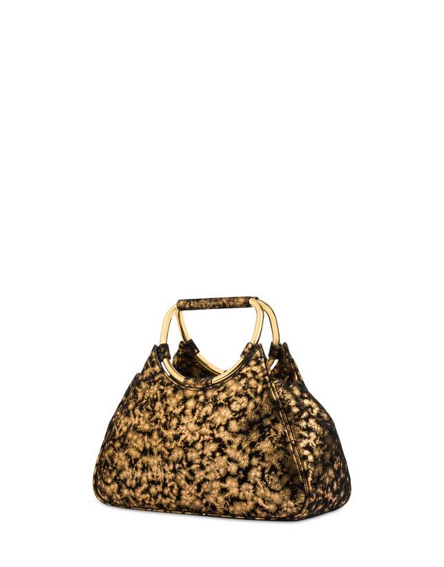 Pollini Clutch In Camoscio Effetto Dorato Armour Hotsell