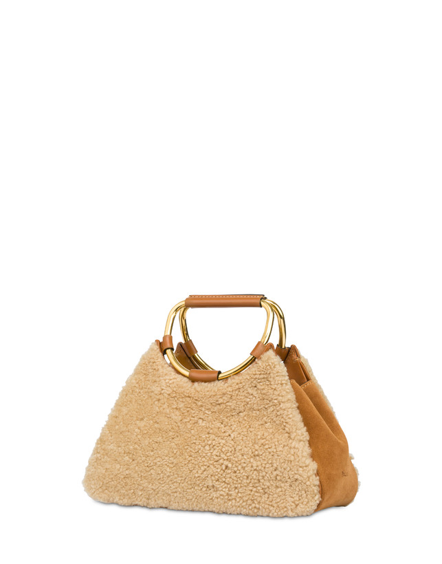 Pollini Clutch In Montone E Crosta Armour Vendita Calda
