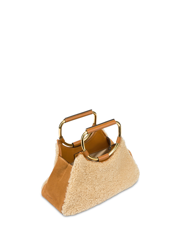 Pollini Clutch In Montone E Crosta Armour Vendita Calda