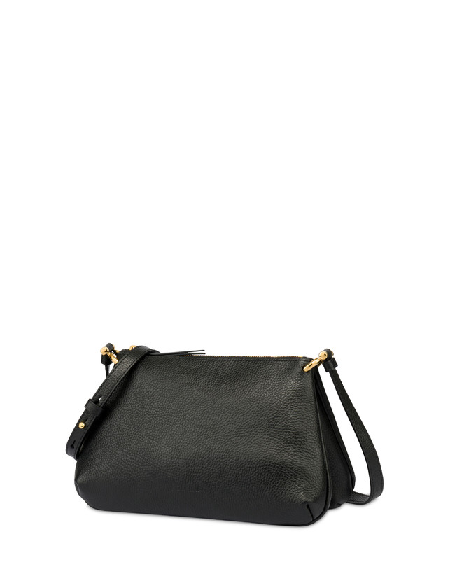 Pollini Borsa A Tracolla In Vitello Bottalato Double Marlene Vendita Economica