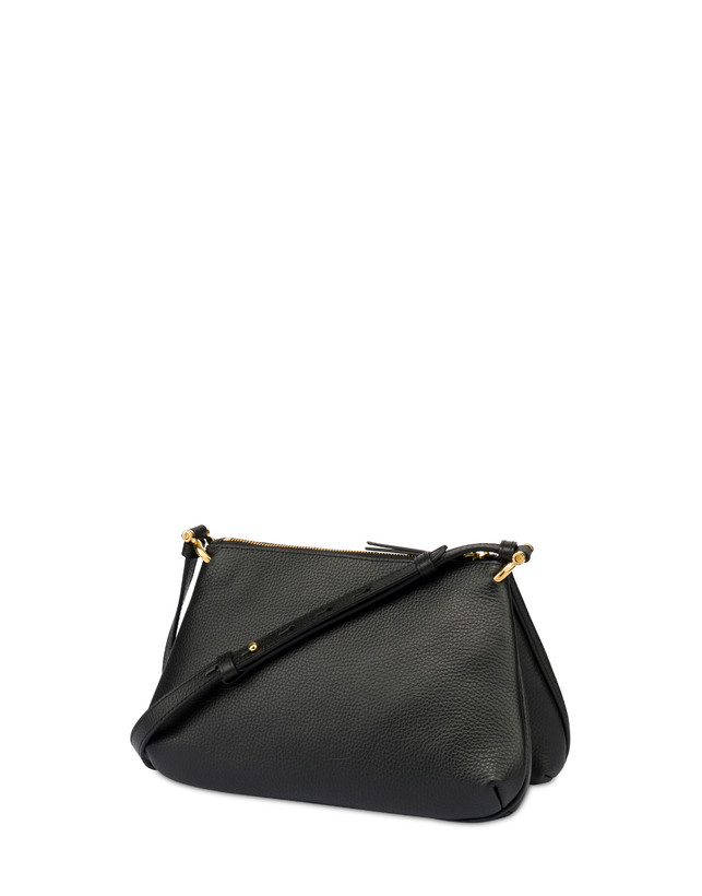 Pollini Borsa A Tracolla In Vitello Bottalato Double Marlene Vendita Economica