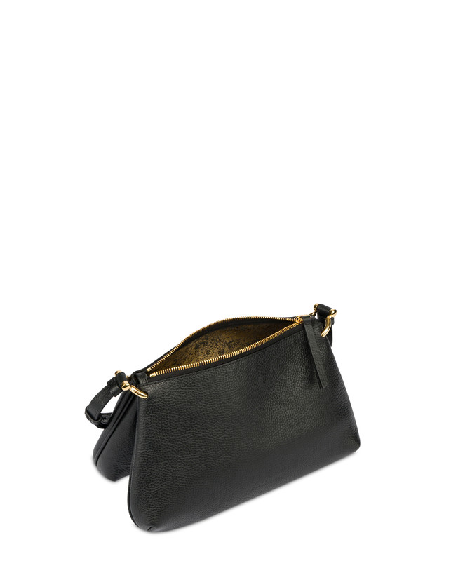 Pollini Borsa A Tracolla In Vitello Bottalato Double Marlene Vendita Economica