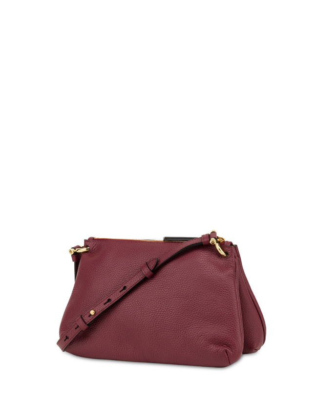 Pollini Borsa A Tracolla In Vitello Bottalato Double Marlene Saldi Di Fabbrica