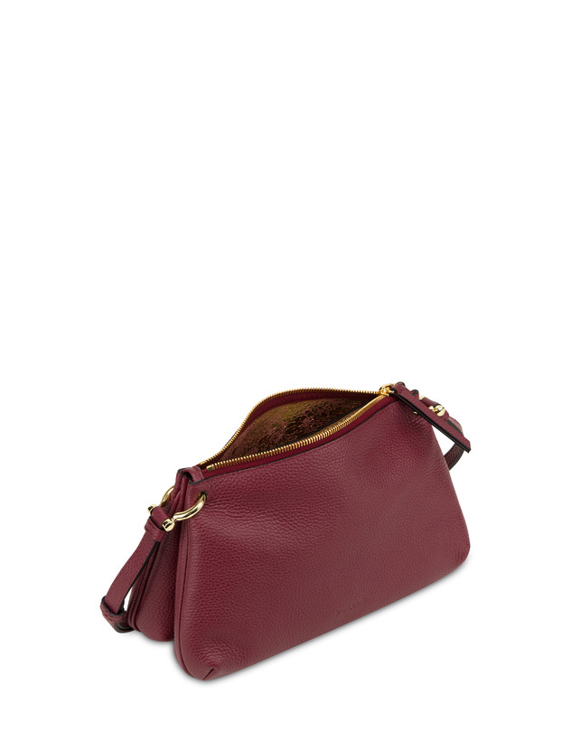 Pollini Borsa A Tracolla In Vitello Bottalato Double Marlene Saldi Di Fabbrica