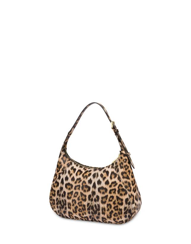 Pollini Hobo Bag Stampa Leopardata Nina Leopardo Italia