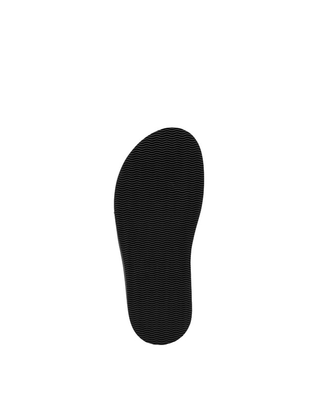 Pollini Sandali Flat In Nappa Natural Feeling Nero Promozione