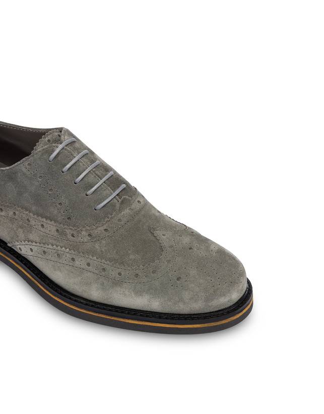 Pollini Derby In Crosta Con Broguering Corinto Grafite Soddisfazione Garantita