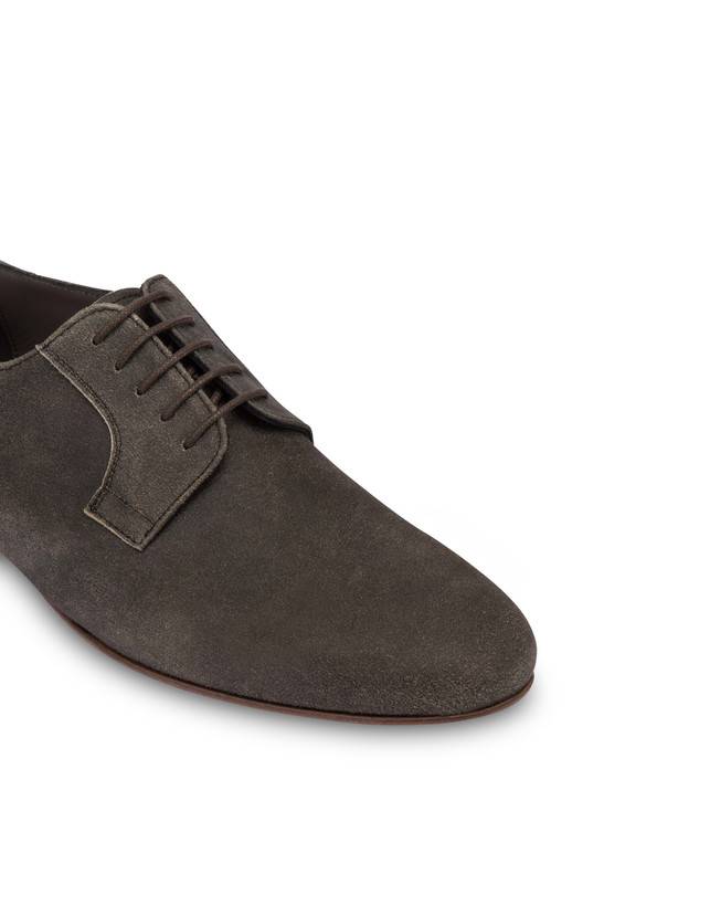 Pollini Derby In Scamosciato Flexy Grafite Fino Al -60%