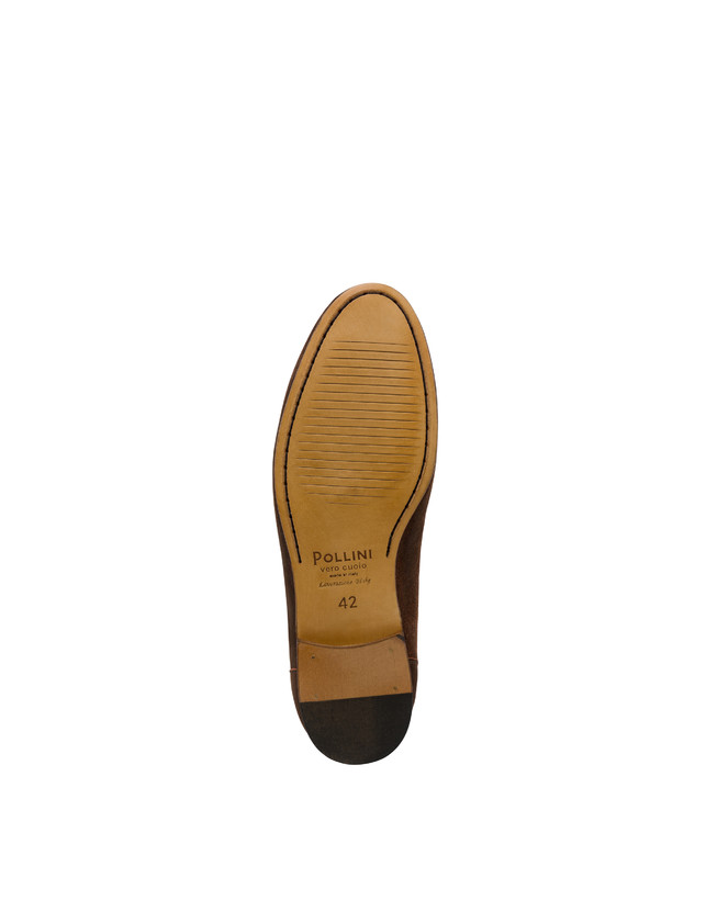 Pollini Derby In Scamosciato Flexy T.moro Shopping Online