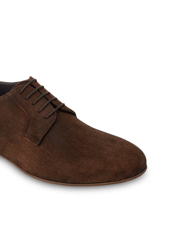 Pollini Derby In Scamosciato Flexy T.moro Shopping Online