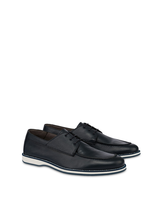 Pollini Derby In Vitello Green Field Blu Sottocosto