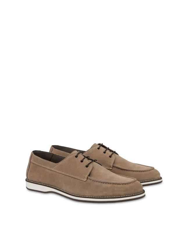 Pollini Derby In Crosta Green Field Beige Offerta San Valentino