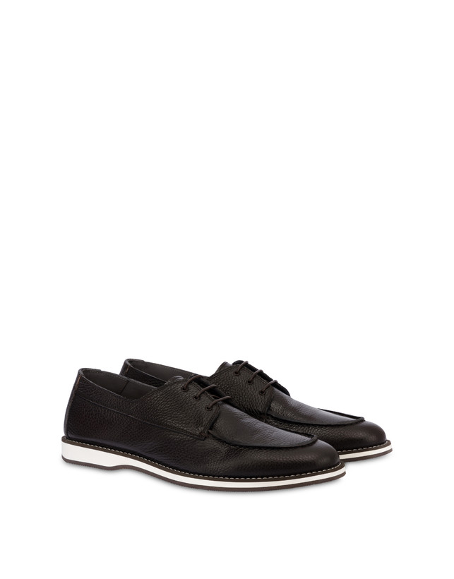 Pollini Derby In Vitello Green Field T.moro Novità