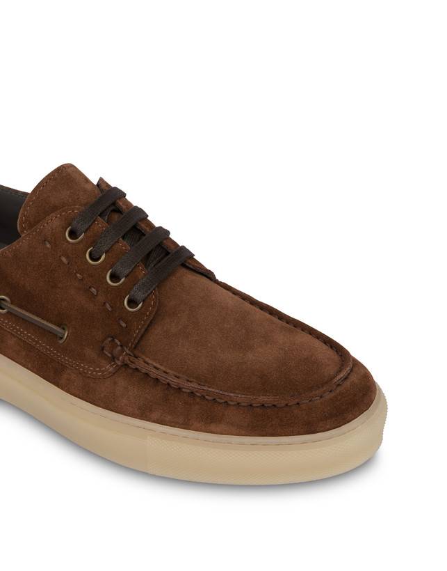 Pollini Scarpa Da Barca In Crosta Holiday Marrone Offerta