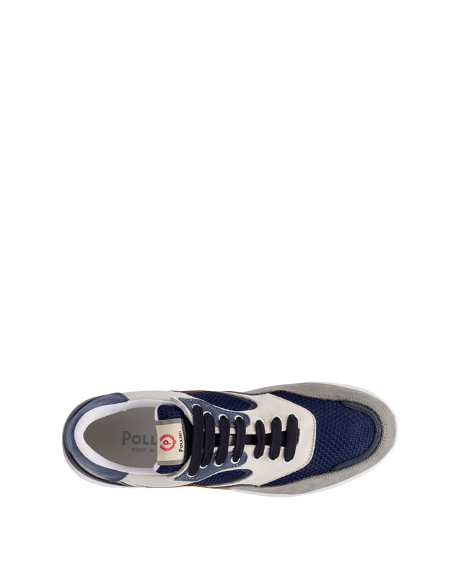Pollini Sneakers Multicolor B-side Blu/grafite/navy/bianco/azzurro/mais Outlet