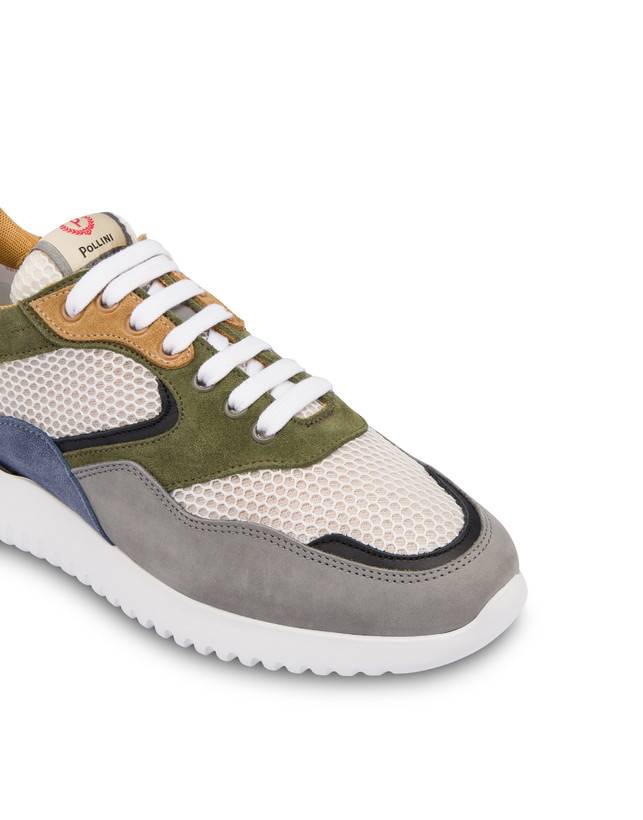 Pollini Sneakers Multicolor B-side Bianco/grafite/nero/militare/mais/azzurro In Vendita