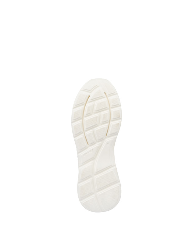 Pollini Sneakers In Nylon E Pelle Sfera Bianco/bianco/bianco/bianco/bianco/bianco Bestseller