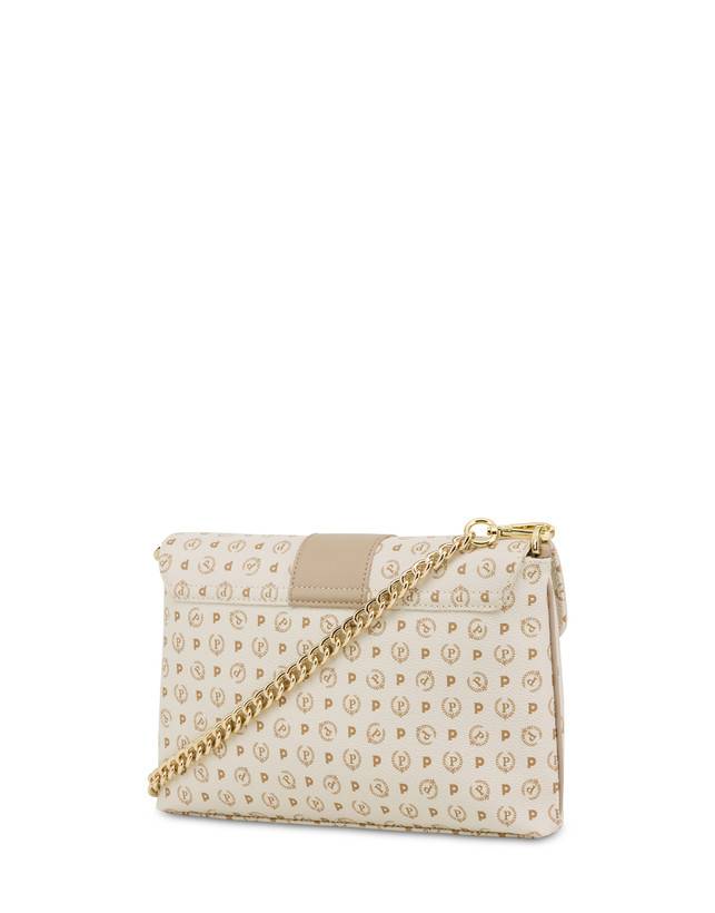Pollini Borsa A Spalla Heritage Logo Classic Avorio/ghiaccio Negozio
