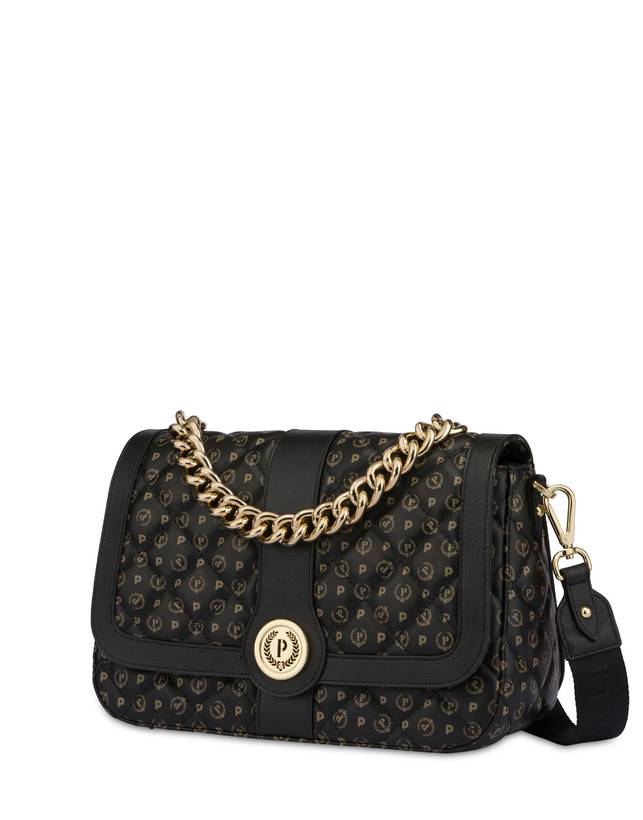 Pollini Borsa A Spalla Heritage Matelassé Nero/nero 2025
