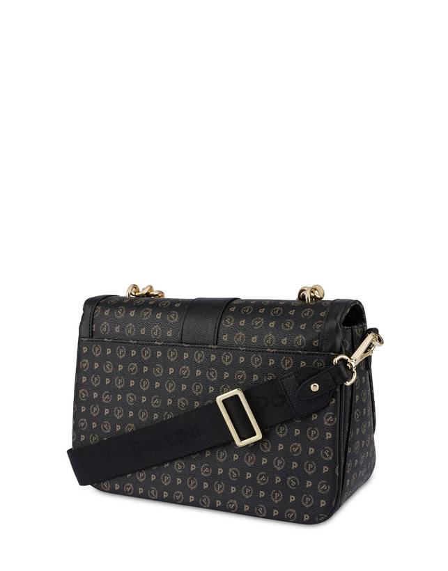 Pollini Borsa A Spalla Heritage Logo Classic Nero/nero Italy